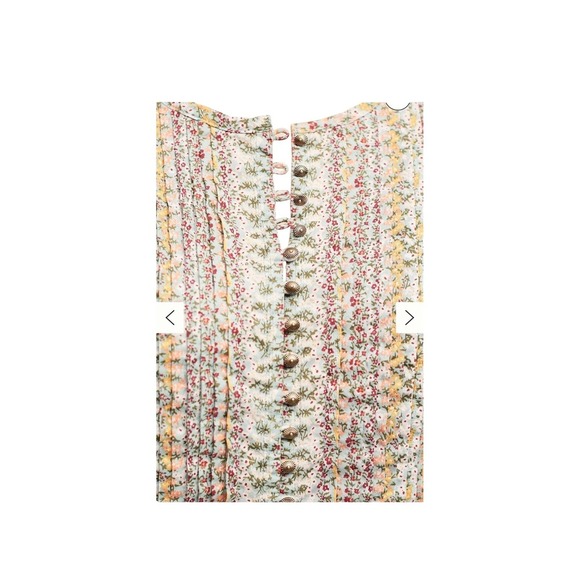 Maeve x Anthropologie Gelise Button Blouse Cotton Size Medium - Picture 6 of 9